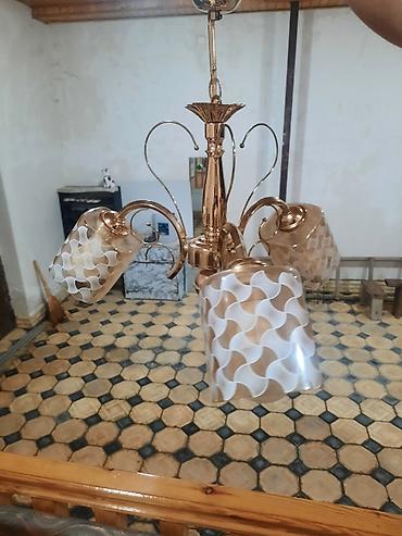 gunəş paneli projektor: Çılçıraq, 3 lampa, Metal — 1