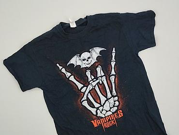 czarny tshirt: Gildan, Koszulka dla mężczyzn, rozmiar M — 1