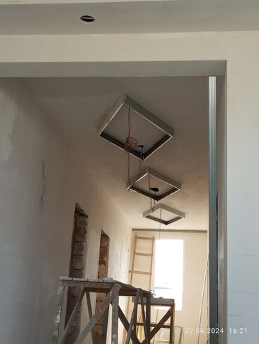 Tavan işləri: Ümumi təmir Alçıpan tavan və dekorativ divar-panelləri üzrə peşəkar — 14