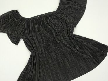 czarne tiulowa bluzki: Блуза жіноча, Amisu, S, стан - Дуже гарний