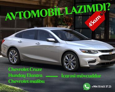 Nəqliyyat vasitəsinin icarəsi: Aylıq, Chevrolet, Depozitlə