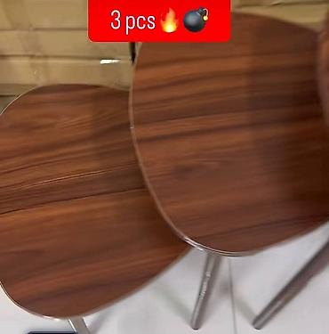 jysk cipelarnik: Set od 3 pomoćna/klub stolića – moderni nordijski dizajn - Pakovanje — 6