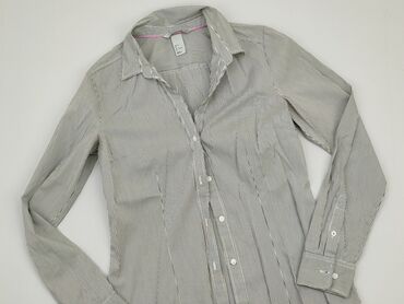 bluzki w biało niebieskie paski: Koszula Damska, H&M, S, stan - Bardzo dobry