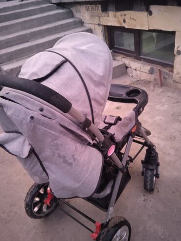 детскую коляску для двоих: Балдар арабасы, Колдонулган