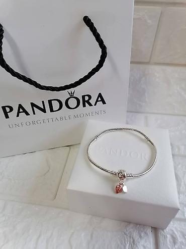 sterling silver 925: Pandora narukvica Vel:20cm Cena:1800din (Samo narukvica bez — 2