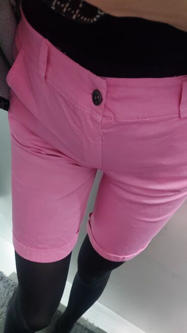 sorts suknja: M (EU 38), L (EU 40), color - Pink, Single-colored