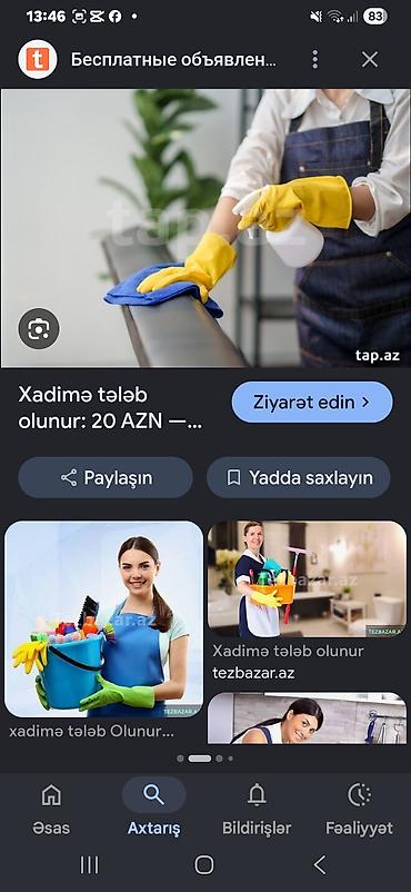 ucuz yuk dasima bakı: Xadimə – peşəkar ev və ofis təmizliyi xidməti Təklif olunan işlər: - — 1