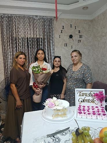 şirniyyat vitrin: Xüsusi dizayn “Tanışlığa Gəlmişik” tortu və hədiyyə qutusu seti - — 4