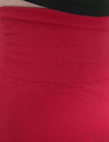 Helanke, biciklistički šortsevi: Crvene ženske helanke sa visokim strukom. Dizajnirane su za udobnost i — 11