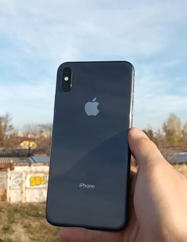 aifon xs max: IPhone Xs Max, Б/у, 256 ГБ, Черный, Защитное стекло, Чехол, Кабель, 76 %