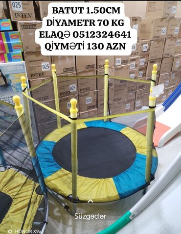 Uşaqlar üçün digər mallar: Batutlar anbardan sati̇ş i̇steni̇len ölçüləri̇mi̇z sati̇şda var — 10