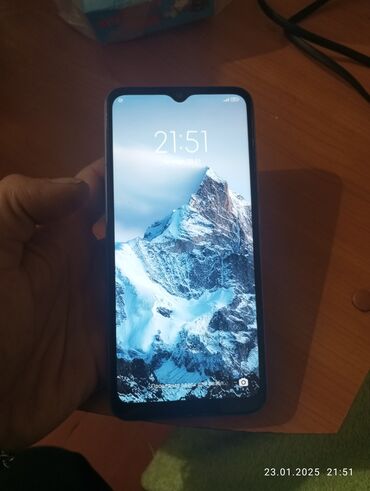 телефон realme: Redmi, Redmi 9A, Б/у, 32 ГБ, цвет - Голубой, 2 SIM