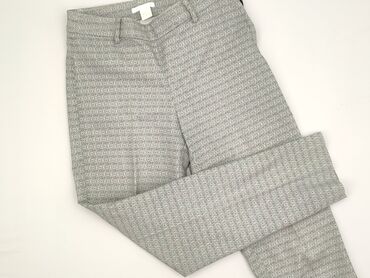 spodnie dresowe dla wysokich kobiet: Material trousers for women, H&M, size S (EU 36)
