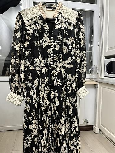 Повседневные платья: Платья женские — набор из 3 моделей 1) Голубое платье с цветочным — 5