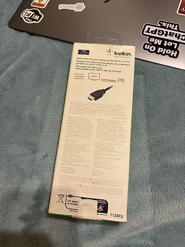 tv kabel: Belkin HDMI kabeli 1.5 m 🔌 Orijinal Belkin HDMI kabeli. Video və səs — 2
