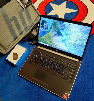 компьютер в рассрочку: Ноутбук, HP, 12 ГБ ОЗУ, AMD Ryzen 3, 14 ", Б/у, Для работы, учебы, память NVMe SSD