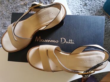 minđuše od hirurškog čelika: Sandale, Massimo Dutti, 39