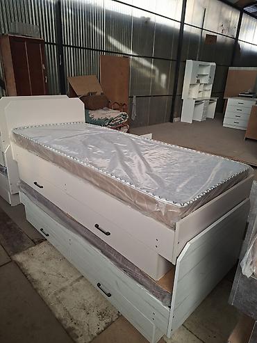 bunk bed: Односпальная кровать, Новый, С ящиком для хранения, длина - 190 см — 9