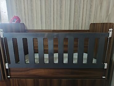 usaq mebel desti: Uşaq beşiyi – kombinə edilmiş model - Material: ağac teksturalı — 7