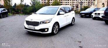 Kia: Kia Carnival (ağ rəng, miniven) - Geniş 9 yerlik salon, ailə və uzun — 8