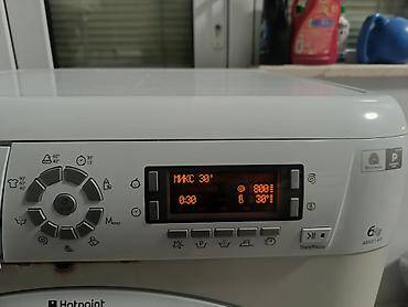 hotpointariston rhpn 6 4: Paltaryuyan maşın Hotpoint Ariston, 6 kq, Təmirə ehtiyacı var, Avtomat, Qurutmasız — 4