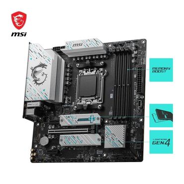 Материнские платы: Материнская плата, Новый, MSI, AM5, Для ПК