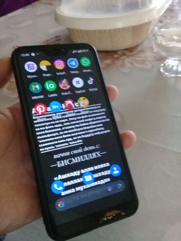 р сим: Xiaomi, Mi A2 Lite, Б/у, 64 ГБ, цвет - Черный, 2 SIM