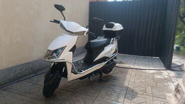 электромотоцикл цена: Электроскутер Eco Bike, бело‑черный Описание: - Городской