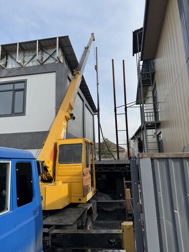 Услуги манипулятора: Кран услуга Стрела 21 метр Контейнер вагон бухта кирпич кум шагыл — 14