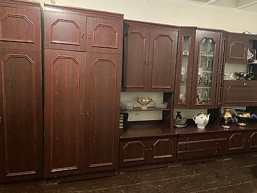 lepe: Qonaq otağı üçün modul divar mebeli - Material: ağac əsaslı — 1