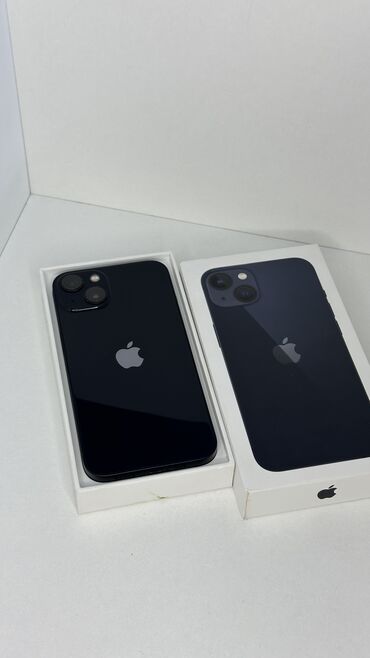Apple iPhone: IPhone 13, Б/у, 128 ГБ, Midnight, Коробка, 87 %