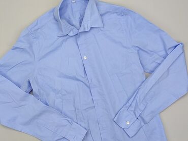 koszula tommy hilfiger: Shirt 16 years, condition - Very good, pattern - Monochromatic, color - Light blue