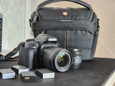 canon çanta: Canon 750d ideal vəziyyətdədir, heç bir cızıgı yoxdur, şəxsi istifadə