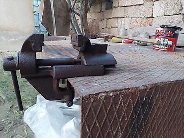 multi tool: Sovet istehslı metal sıxac (mengene) - Material: tam metal/kötük — 6