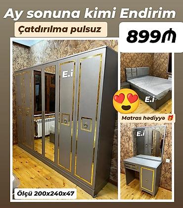 karaca azadliq: İkinəfərlik çarpayı, Dolab, Yeni — 1