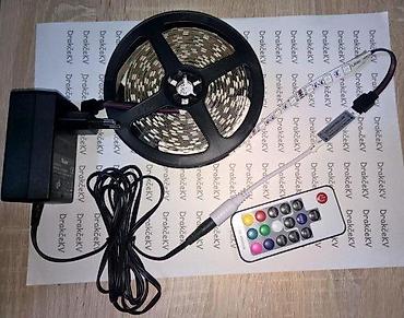 maxi staklene case: RGB 5050 LED TRAKA, RF KONTROLER, DALJINSKI I NAPAJANJE | *AKO IMATE — 2