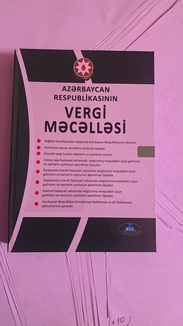 tibb bacısının məlumat kitabı pdf: Azərbaycan Respublikasının Vergi Məcəlləsi - “Hüquq Yayın Evi”