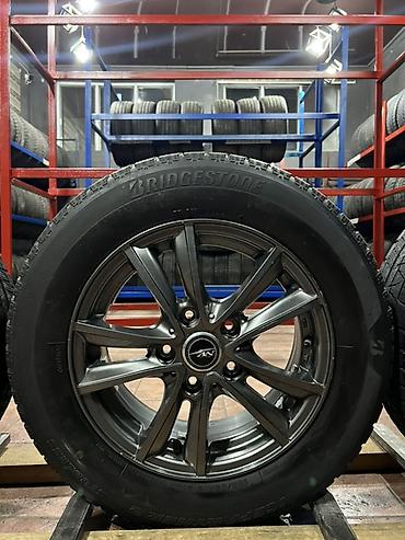 Транспорт: Комплект колес в сборе на литых дисках. - Шины: Bridgestone Studless — 5