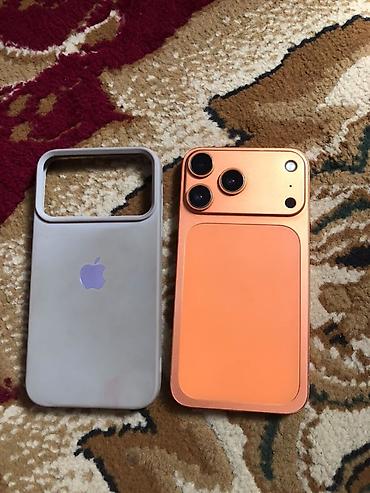 магитафон авто: IPhone 17 Pro, Б/у, 64 ГБ, Оранжевый, 80 % — 1