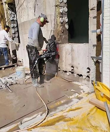 Beton işləri: Beton kəsmə və karotla beton deşmə xidməti - Armaturlu beton, daş — 9