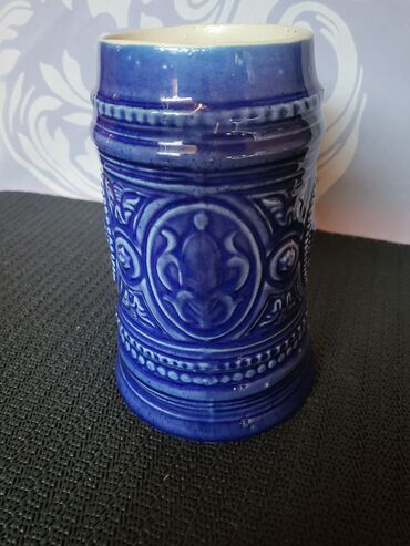 Čaše: Krigla nova rucni rad nemacka iz 70ih.god. Krigla rucni rad,rucno — 2