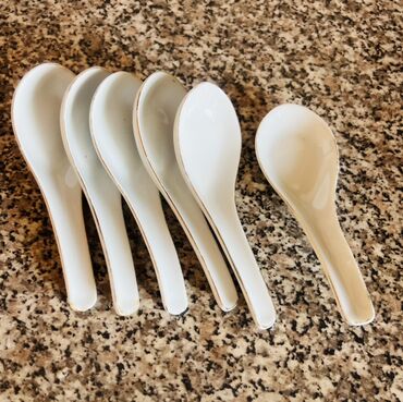 Kasalar: Kasalar, 6 ədədli dəst, rəng - Göy, Farfor, SSRİ — 25