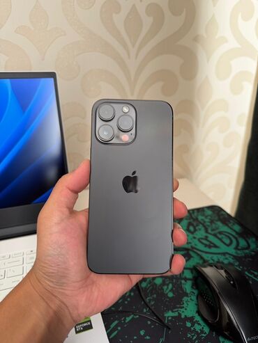 Apple iPhone: IPhone 14 Pro Max, Б/у, 256 ГБ, Графит, Чехол, Коробка, 84 % — 1