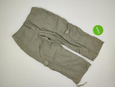 czarne cargo pull and bear: Spodnie 3/4 damskie, rozmiar XL — 3