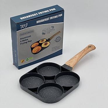 жарка блинов: 🍳 Сковорода секционная для яичницы и завтраков — 4 секции Практичная — 5