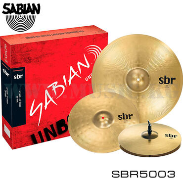 барабаны: Набор тарелок Sabian SBR5003 Performance Set Серия SBR - это новая