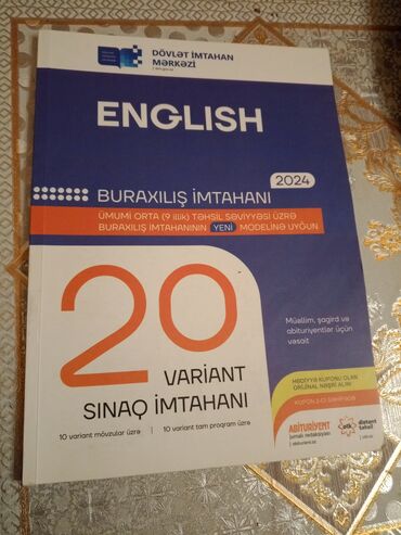 5 ci sinif ingilis dili lüğəti 2021 pdf: Kitab yep yenidir içine sadece ad yazılıb qiymet 4m asağı yeri var