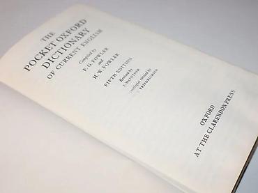 duplim: Pocket oxford dictionary of current englishtvrd povez 17 cmzastitni — 2