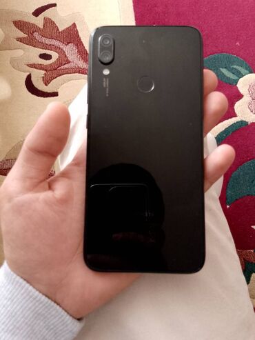 телефон fly power plus 2: Xiaomi Redmi Note 7, 64 ГБ, цвет - Черный, 
 Сенсорный, Отпечаток пальца, Две SIM карты