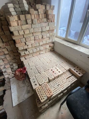 стяшка пола: Тешиктүү, Бышкан кирпич, Бирдик, 250×120×65
